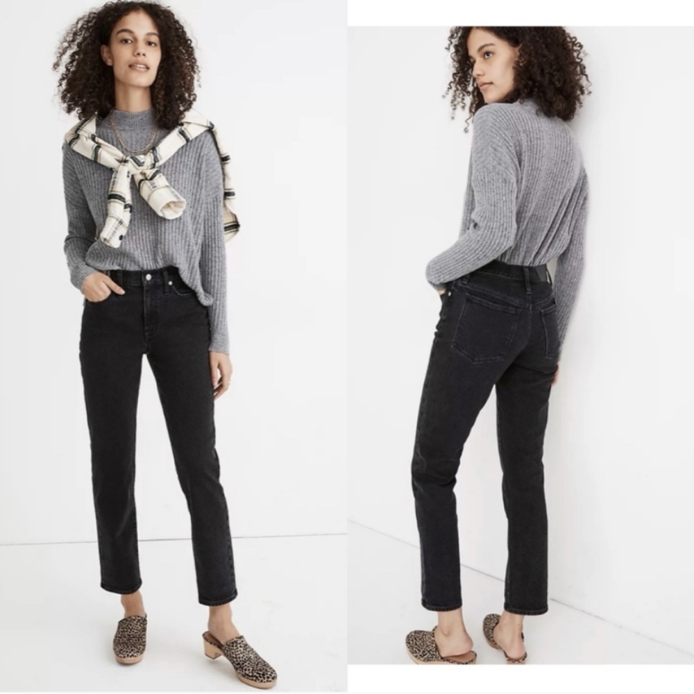 Madewell Tomboy Straight Jeans in ‘Lunar Wash’